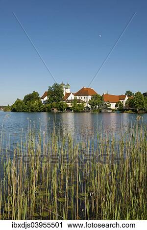 "Seeon Abbey in Seeoner See lake, Seeon-Seebruck, Chiemgau, Upper Bavaria, Bavaria, Germany, Europe" View Large Photo Image Stock Image - "Seeon Abbey in Seeoner See lake, Seeon-Seebruck, Chiemgau, Upper Bavaria, Bavaria, Germany, Europe". Fotosearch