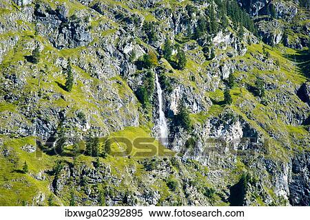 Stock Photography - "Seewaende rock faces, Oytal valley, Oberstdorf, Oberallgaeu district, Bavaria, Germany, Europe, PublicGround, Europe". Fotosearch