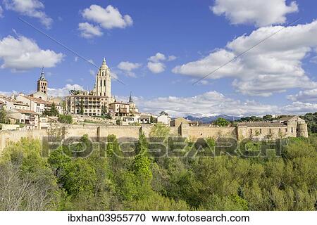 "Segovia Cathedral and old town, Segovia, Castile and Leon, Spain, Europe" View Large Photo Image Stock Image - "Segovia Cathedral and old town, Segovia, Castile and Leon, Spain, Europe". Fotosearch