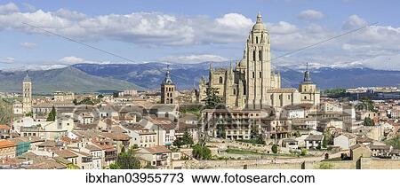 "Segovia Cathedral and old town, Segovia, Castile and Leon, Spain, Europe" View Large Photo Image Stock Image - "Segovia Cathedral and old town, Segovia, Castile and Leon, Spain, Europe". Fotosearch