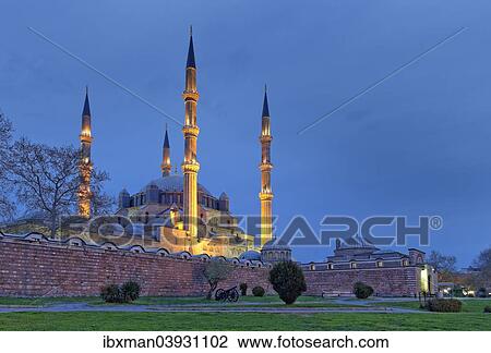 "Selimiye Mosque, built by Mimar Sinan, Edirne, East Thrace, Marmara Region, Turkey, Asia" View Large Photo Image Stock Image - "Selimiye Mosque, built by Mimar Sinan, Edirne, East Thrace, Marmara Region, Turkey, Asia". Fotosearch