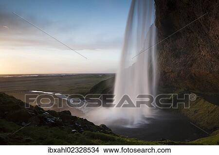 "Seljalandsfoss waterfall, Porsmoerk, South Iceland, Iceland, Europe" View Large Photo Image Picture - "Seljalandsfoss waterfall, Porsmoerk, South Iceland, Iceland, Europe". Fotosearch