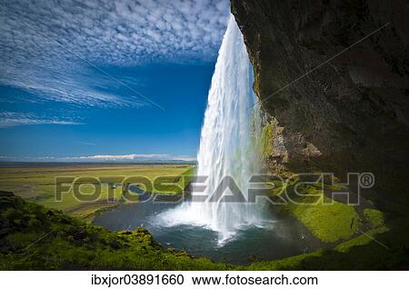 "Seljalandsfoss waterfall, South Iceland, Iceland, Europe" View Large Photo Image Stock Image - "Seljalandsfoss waterfall, South Iceland, Iceland, Europe". Fotosearch