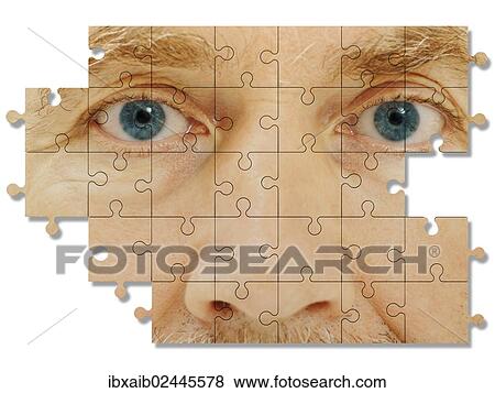 "Senior, portrait, close-up, jigsaw puzzle" View Large Photo Image Stock Photo - "Senior, portrait, close-up, jigsaw puzzle". Fotosearch