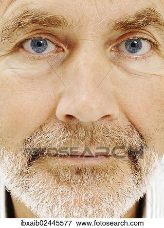 Stock Photo - "Senior, portrait, close-up". Fotosearch