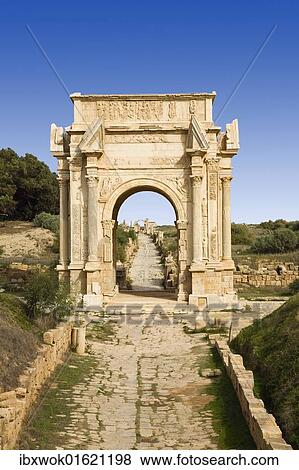 "Severan Arch, Leptis Magna, Libya, Africa" View Large Photo Image Stock Photo - "Severan Arch, Leptis Magna, Libya, Africa". Fotosearch