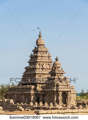 Stock Photo - "Shore Temple, Mahabalipuram, Kanchipuram, Tamil Nadu, India, Asia". Fotosearch