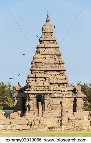 Stock Photograph - "Shore Temple, Mahabalipuram, Kanchipuram, Tamil Nadu, India, Asia". Fotosearch