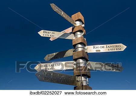 "Signpost, Cape Point, Cape of Good Hope National Park, Western Cape, South Africa, Africa" View Large Photo Image Stock Photo - "Signpost, Cape Point, Cape of Good Hope National Park, Western Cape, South Africa, Africa". Fotosearch