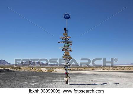 "Signpost on the Desert Center Rice Road, California, United States, North America" View Large Photo Image Stock Photography - "Signpost on the Desert Center Rice Road, California, United States, North America". Fotosearch