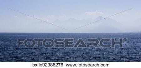"Silhouette of the Taurus Mountains, Antalya, Turkish Riviera, Turkey, Asia" View Large Photo Image Stock Photograph - "Silhouette of the Taurus Mountains, Antalya, Turkish Riviera, Turkey, Asia". Fotosearch