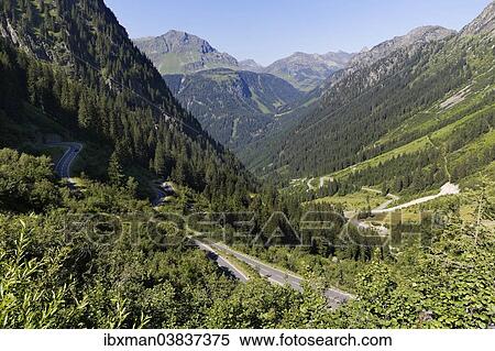 Stock Photography - "Silvretta High Alpine Road, Montafon, Vorarlberg, Austria, Europe". Fotosearch