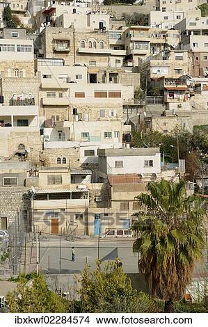 "Silwan, Palestinian suburb outside the Old City on the other side of the Kidron Valley, Jerusalem, Israel, Middle East, Asia" View Large Photo Image Picture - "Silwan, Palestinian suburb outside the Old City on the other side of the Kidron Valley, Jerusalem, Israel, Middle East, Asia". Fotosearch