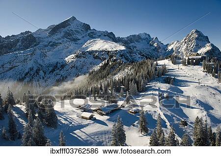 "Ski resort at Mt. Kreuzeck, Garmisch-Partenkirchen, Upper Bavaria, Bavaria, Germany, Europe" View Large Photo Image Stock Photograph - "Ski resort at Mt. Kreuzeck, Garmisch-Partenkirchen, Upper Bavaria, Bavaria, Germany, Europe". Fotosearch