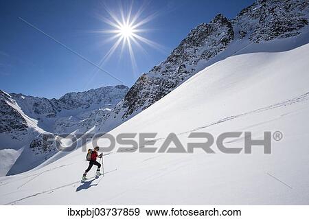 "Ski tour walker to the Steintalspitzen summits, Stubai Alps, Kuhtai, Tyrol, Austria, Europe" View Large Photo Image Stock Photo - "Ski tour walker to the Steintalspitzen summits, Stubai Alps, Kuhtai, Tyrol, Austria, Europe". Fotosearch