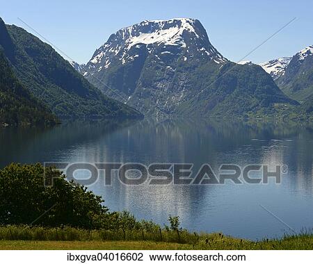 "Skjorta peak and lake Breimsvatnet, Sogn og Fjordane province, Norway, Europe" View Large Photo Image Stock Image - "Skjorta peak and lake Breimsvatnet, Sogn og Fjordane province, Norway, Europe". Fotosearch