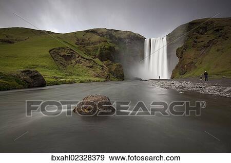 "Skogafoss waterfall, Skogar, South Iceland, Iceland, Europe" View Large Photo Image Stock Photo - "Skogafoss waterfall, Skogar, South Iceland, Iceland, Europe". Fotosearch