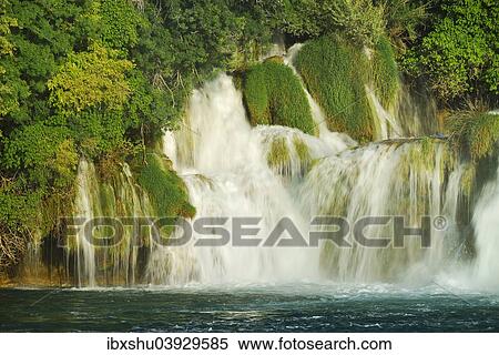"Skradinski buk waterfall, Krka National Park, Dalmatia, Croatia, Europe" View Large Photo Image Stock Photography - "Skradinski buk waterfall, Krka National Park, Dalmatia, Croatia, Europe". Fotosearch