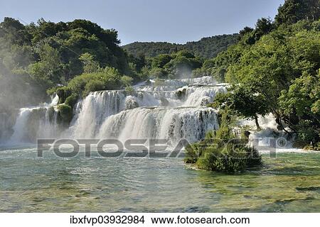 "Skradinski buk waterfalls, Krka National Park, Sibenik-Knin County, Dalmatia, Croatia, Europe" View Large Photo Image Picture - "Skradinski buk waterfalls, Krka National Park, Sibenik-Knin County, Dalmatia, Croatia, Europe". Fotosearch