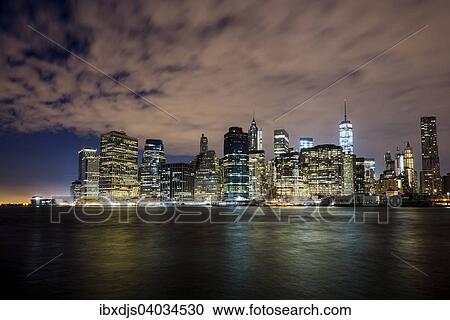 "Skyline Downtown, Manhattan, New York, United States, North America" View Large Photo Image Stock Image - "Skyline Downtown, Manhattan, New York, United States, North America". Fotosearch