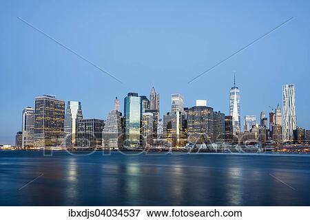 "Skyline Downtown, Manhattan, New York, United States, North America" View Large Photo Image Stock Photo - "Skyline Downtown, Manhattan, New York, United States, North America". Fotosearch