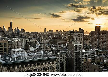 "Skyline Midtown and Downtown Manhattan, New York, United States, North America" View Large Photo Image Stock Photo - "Skyline Midtown and Downtown Manhattan, New York, United States, North America". Fotosearch