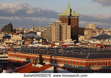 "Skyline, modern city, Madrid, Spain, Europe" View Large Photo Image Stock Image - "Skyline, modern city, Madrid, Spain, Europe". Fotosearch