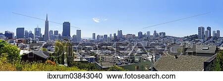 "Skyline, panoramic view, San Francisco, California, USA" View Large Photo Image Stock Image - "Skyline, panoramic view, San Francisco, California, USA". Fotosearch