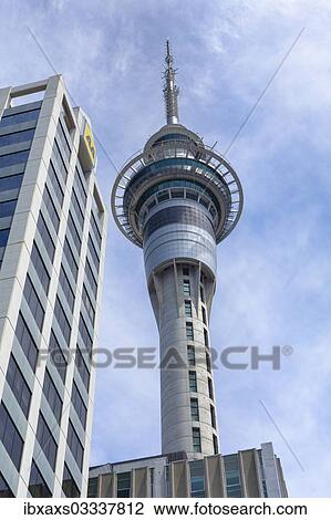 "Skytower with a high-rise building, Auckland, Auckland Region, New Zealand, Oceania" View Large Photo Image Stock Image - "Skytower with a high-rise building, Auckland, Auckland Region, New Zealand, Oceania". Fotosearch