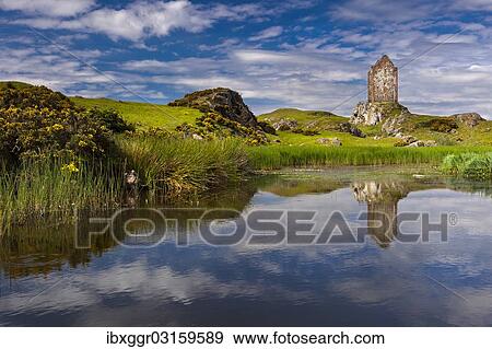 "Smailholm Tower, Kelso, Borders District, Scotland, United Kingdom, Europe" View Large Photo Image Stock Photo - "Smailholm Tower, Kelso, Borders District, Scotland, United Kingdom, Europe". Fotosearch
