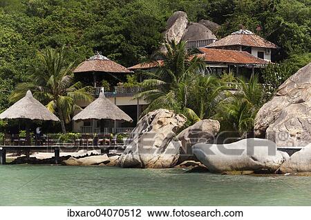 "Small bungalow resort Ngoc Suong, in Cam Ranh Bay, Nha Trang, Vietnam, Asia" View Large Photo Image Stock Image - "Small bungalow resort Ngoc Suong, in Cam Ranh Bay, Nha Trang, Vietnam, Asia". Fotosearch