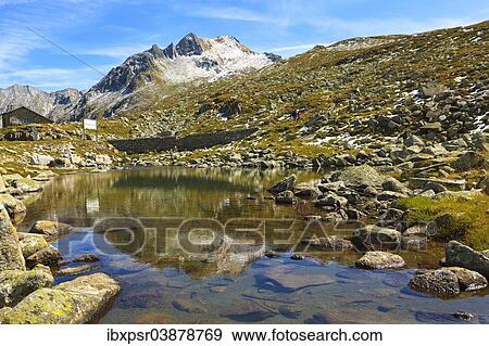 "Small lake on the Pfitscherjoch, Province of South Tyrol, Italy, Europe" View Large Photo Image Stock Photo - "Small lake on the Pfitscherjoch, Province of South Tyrol, Italy, Europe". Fotosearch