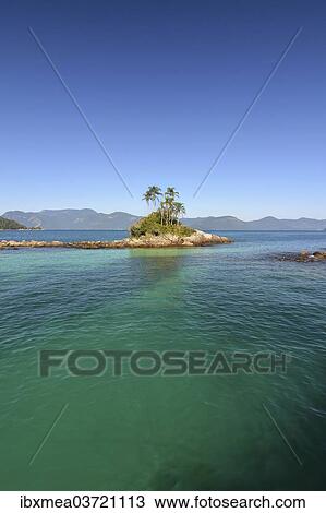 "Small tropical island Angra dos Reis with palm trees, Ilha Grande, Rio de Janeiro State, Brazil, South America" View Large Photo Image Stock Image - "Small tropical island Angra dos Reis with palm trees, Ilha Grande, Rio de Janeiro State, Brazil, South America". Fotosearch
