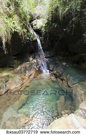 "Small waterfall in Gumpe, Blue Pool in Namaza Canyon, Isalo National Park, at Ranohira, Madagascar, Africa" View Large Photo Image Stock Photo - "Small waterfall in Gumpe, Blue Pool in Namaza Canyon, Isalo National Park, at Ranohira, Madagascar, Africa". Fotosearch