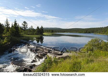 "Small waterfall, Lake Gala, Oppland, Norway, Scandinavia, Northern Europe, Europe" View Large Photo Image Stock Photography - "Small waterfall, Lake Gala, Oppland, Norway, Scandinavia, Northern Europe, Europe". Fotosearch