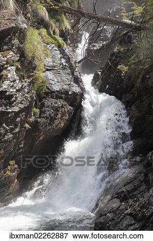 "Small waterfall of the Riesach creek, Riesach falls, Soelktaeler Nature Park, Schladming Tauern mountains, Upper Styria, Styria, Austria, Europe" View Large Photo Image Stock Photo - "Small waterfall of the Riesach creek, Riesach falls, Soelktaeler Nature Park, Schladming Tauern mountains, Upper Styria, Styria, Austria, Europe". Fotosearch