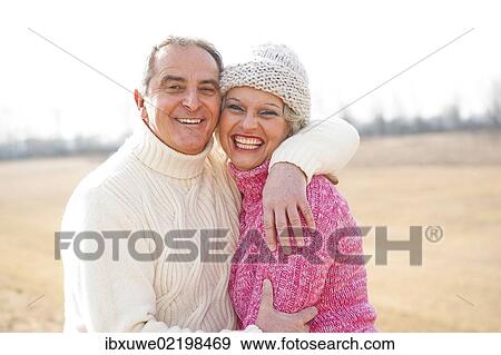 Smiling senior couple View Large Photo Image Stock Photo - Smiling senior couple. Fotosearch