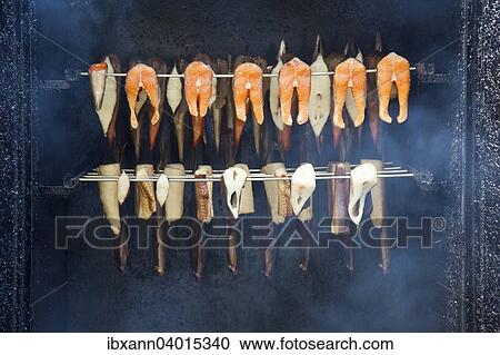 "Smoker with fish, Prerow, Darss, Mecklenburg-Western Pomerania, Germany, Europe" View Large Photo Image Stock Image - "Smoker with fish, Prerow, Darss, Mecklenburg-Western Pomerania, Germany, Europe". Fotosearch