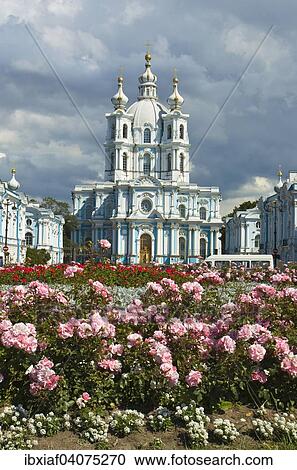 "Smolny Convent or Smolny Convent of the Resurrection, Saint Petersburg, Russia, Europe" View Large Photo Image Stock Image - "Smolny Convent or Smolny Convent of the Resurrection, Saint Petersburg, Russia, Europe". Fotosearch