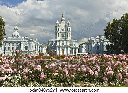 "Smolny Convent or Smolny Convent of the Resurrection, Saint Petersburg, Russia, Europe" View Large Photo Image Stock Image - "Smolny Convent or Smolny Convent of the Resurrection, Saint Petersburg, Russia, Europe". Fotosearch