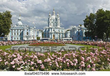 "Smolny Convent or Smolny Convent of the Resurrection, Saint Petersburg, Russia, Europe" View Large Photo Image Stock Photograph - "Smolny Convent or Smolny Convent of the Resurrection, Saint Petersburg, Russia, Europe". Fotosearch