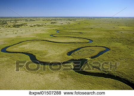 Stock Photo - "Snake River, Botswana, Africa". Fotosearch