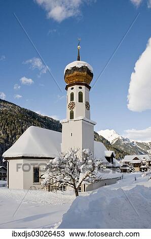 "Snow-covered church, St Gallenkirch, Montafon, Vorarlberg, Austria, Europe" View Large Photo Image Stock Image - "Snow-covered church, St Gallenkirch, Montafon, Vorarlberg, Austria, Europe". Fotosearch