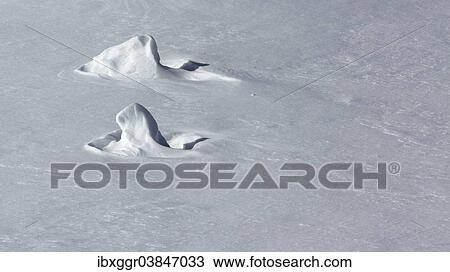 Stock Image - "Snow sculptures, Eisenerzer Alpen mountains, Styria, Austria, Europe". Fotosearch