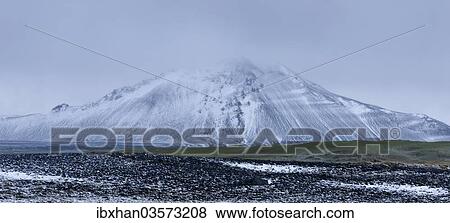 "Snowy mountain on the road 901, Northeastern Region, Iceland, Europe" View Large Photo Image Stock Photo - "Snowy mountain on the road 901, Northeastern Region, Iceland, Europe". Fotosearch