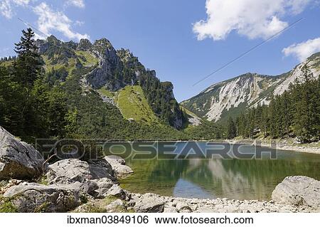 "Soinsee Lake, Mt Ruchenkopfe and Mt Hochmiesing, Bayrischzell, Upper Bavaria, Bavaria, Germany, Europe" View Large Photo Image Stock Photograph - "Soinsee Lake, Mt Ruchenkopfe and Mt Hochmiesing, Bayrischzell, Upper Bavaria, Bavaria, Germany, Europe". Fotosearch