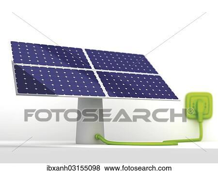"Solar cell panel, green socket or power point and plug" View Large Photo Image Stock Photo - "Solar cell panel, green socket or power point and plug". Fotosearch