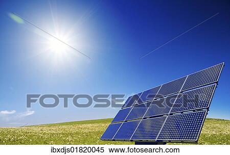 Solar panel with sun View Large Photo Image Stock Photography - Solar panel with sun. Fotosearch