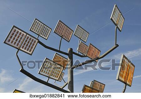 "Solar tree in Solar City, Ulm residential quarter, Ulm, Baden-Wuerttemberg, Germany, Europe" View Large Photo Image Stock Image - "Solar tree in Solar City, Ulm residential quarter, Ulm, Baden-Wuerttemberg, Germany, Europe". Fotosearch