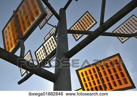 "Solar tree in Solar City, Ulm residential quarter, Ulm, Baden-Wuerttemberg, Germany, Europe" View Large Photo Image Stock Photograph - "Solar tree in Solar City, Ulm residential quarter, Ulm, Baden-Wuerttemberg, Germany, Europe". Fotosearch